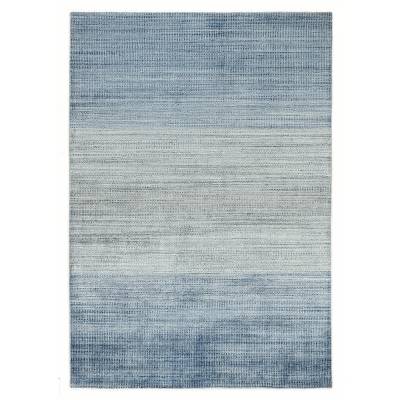 Muster Vintage Teppich Farbverlauf in blau von heineking24